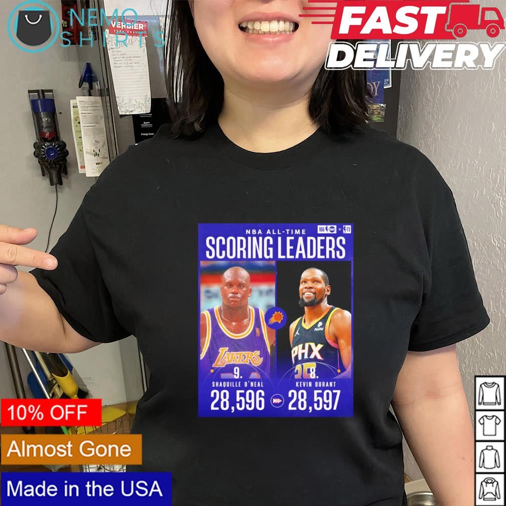 NBA all time scoring leaders Kevin Durant Phoenix Suns 28597 shirt, hoodie,  sweater and v-neck t-shirt