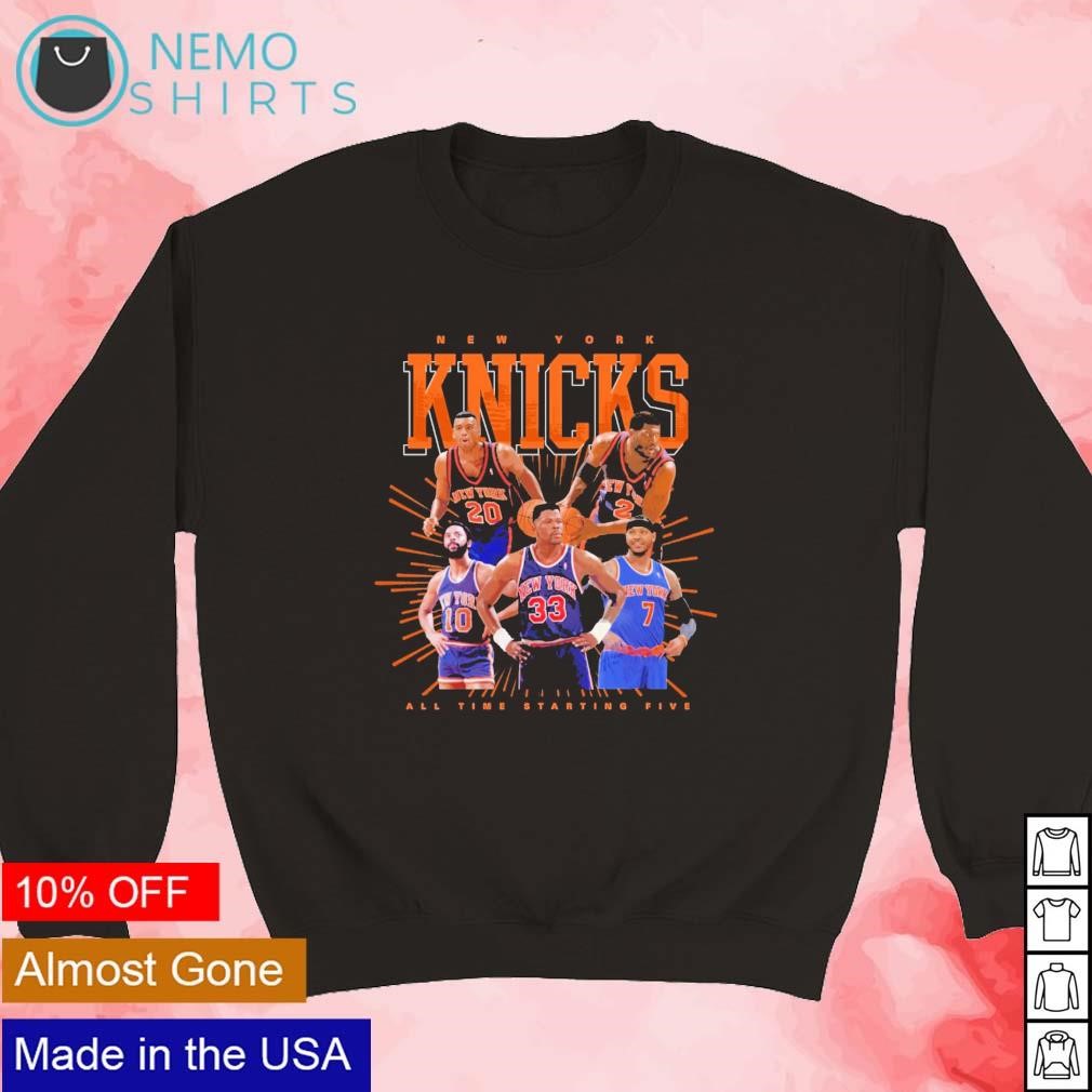 New York Knicks all time starting five shirt, hoodie, sweater and v-neck t- shirt