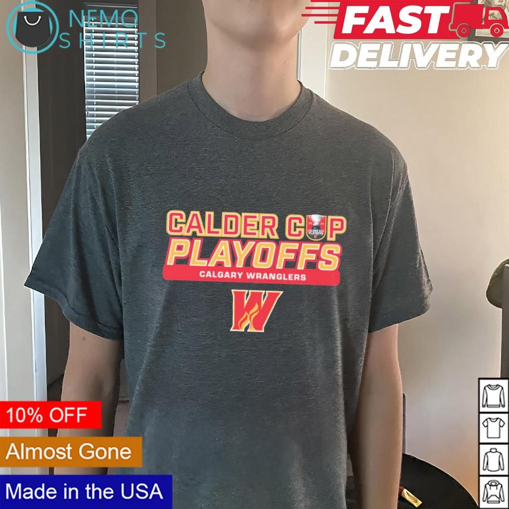 Calgary Wranglers 2024 Calder cup playoffs Darkgreytee