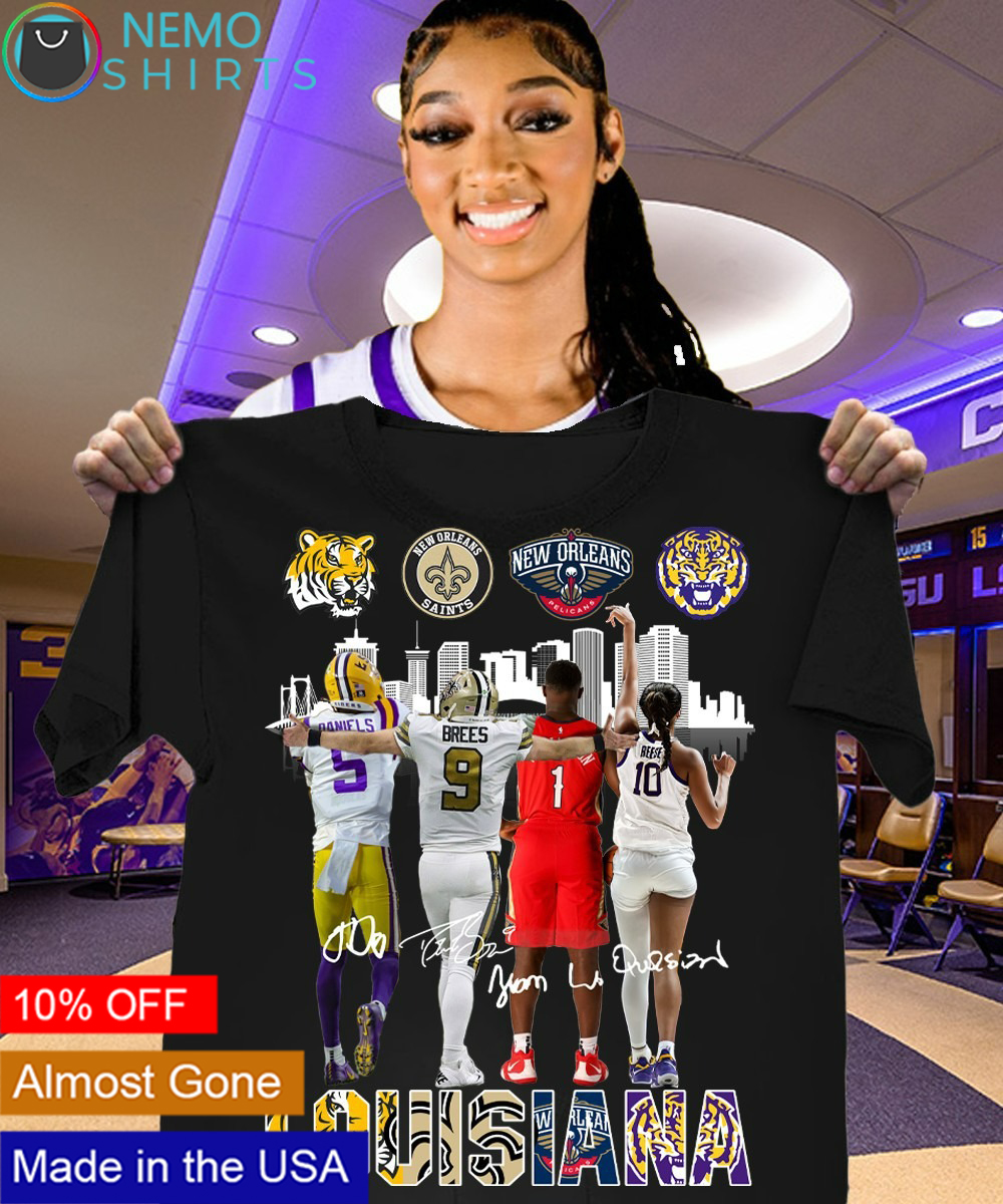 Tiger On Saturday Saint On Sunday Louisiana Football Apparel T-Shirt Tiger On Saturday Saint On Sunday Louisiana Football Apparel T-Shirt