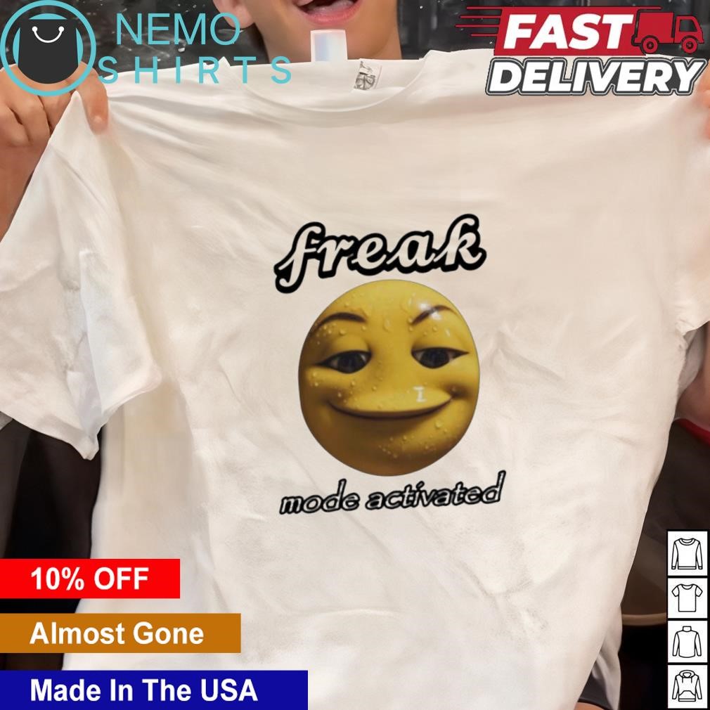 Freak mode activated emoji shirt, hoodie, sweater and v-neck t-shirt