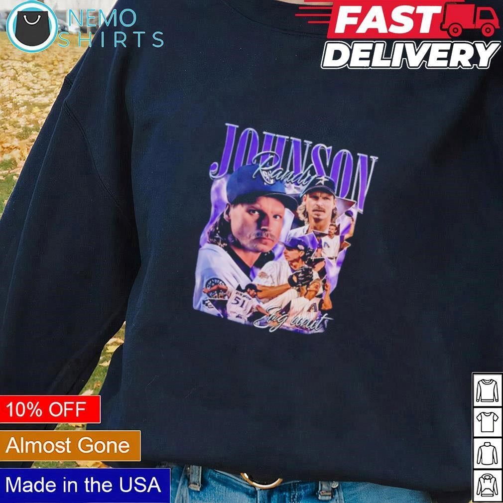 Randy Johnson big unit vintage collage shirt, hoodie, sweater and v-neck  t-shirt