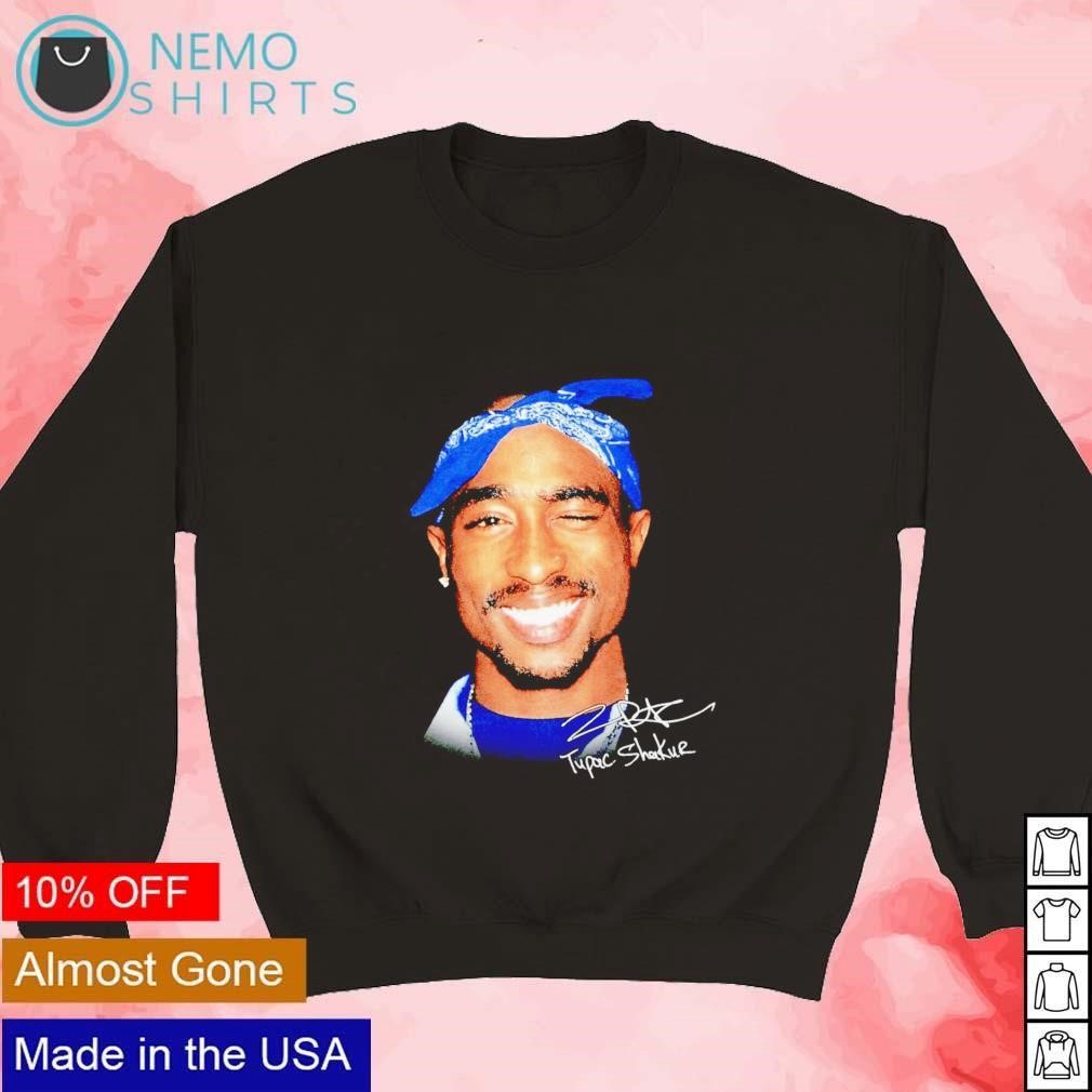 VTG 2PAC Shakur Big buy Face Rap Tee Longsleeve