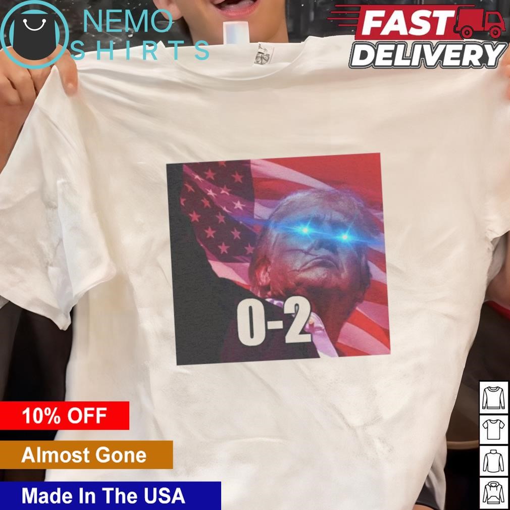 Donald Trump 0 2 assassination attempt laser eyes shirt, tee, tops & Apparel