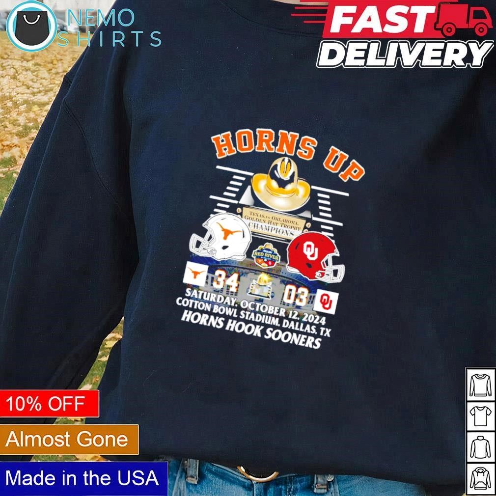 Horns Down Ou Cotton Bowl Shirts Texas Redskins Shirt Online
