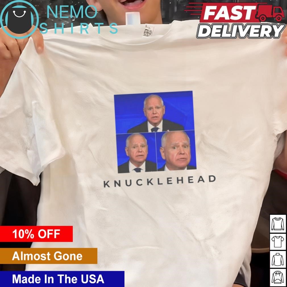 Tim Walz knucklehead vice president debate shirt