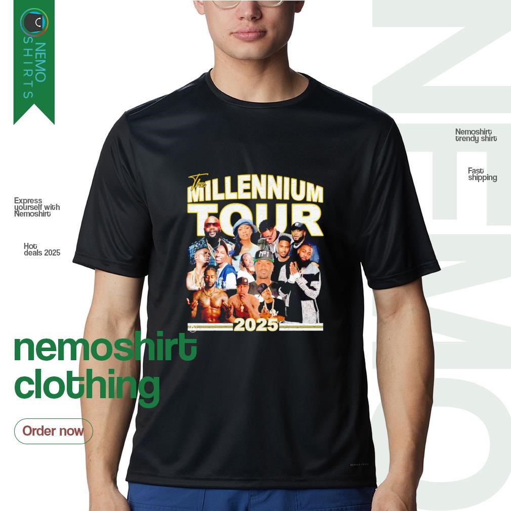 The Millennium tour 2025 vintage shirt, hoodie, sweater and The Millennium tour 2025 vintage shirt, hoodie, sweater and