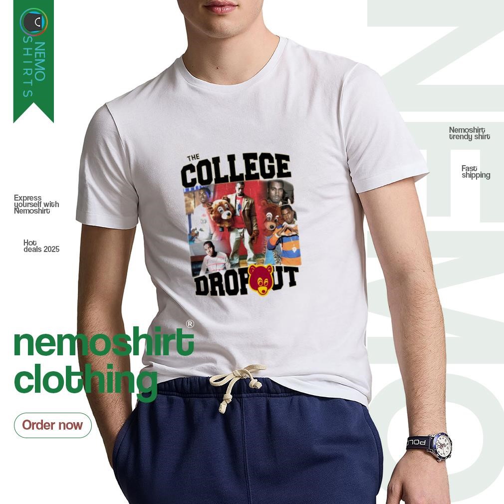 The college dropout Rapper Kanye West vintage shirt, hoodie The college dropout Rapper Kanye West vintage shirt, hoodie