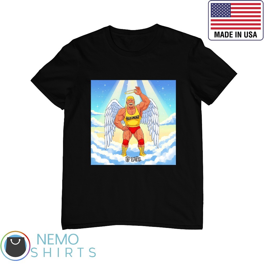 Hulk Hogan Rip Merch T-shirt Unisexe Décontracté Col Rond