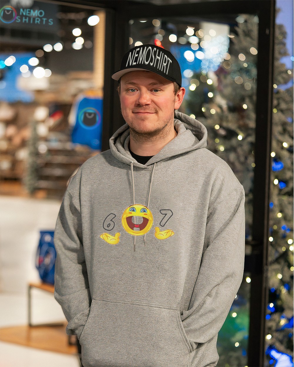 6 7 smiling emoji shirt, tee, tops & Apparel