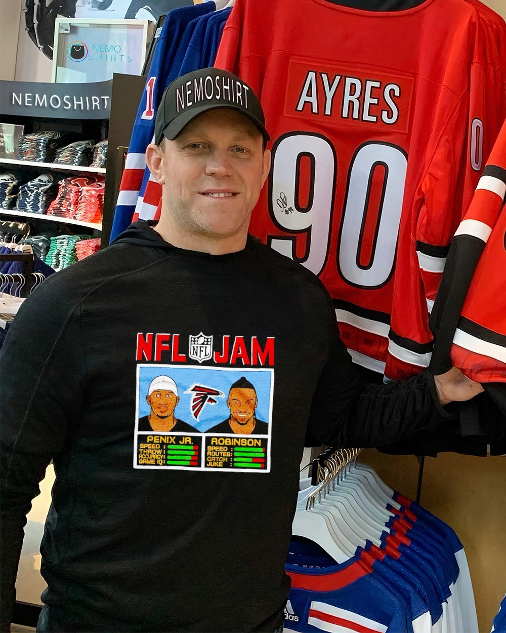 NFL Jam Michael Penix Jr. and Bijan Robinson Atlanta Falcons shirt