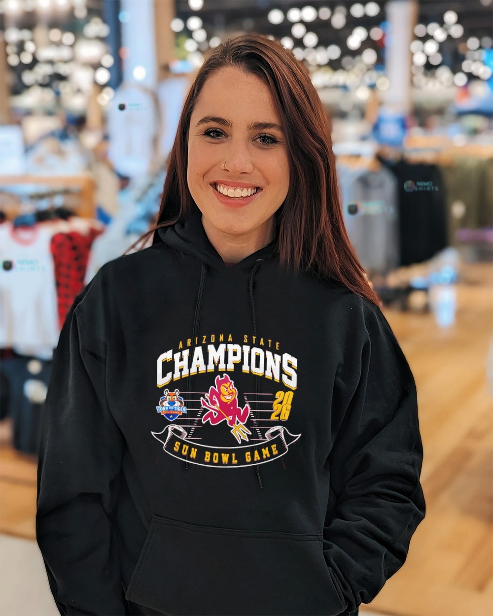 希少 アリゾナ大学 Sun Devils ロゴ刺繍 ゲームシャツ A-3723 希少