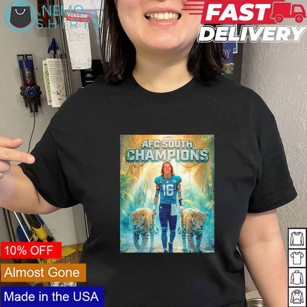 Trevor Lawrence Jacksonville Jaguars AFC South champions graphic