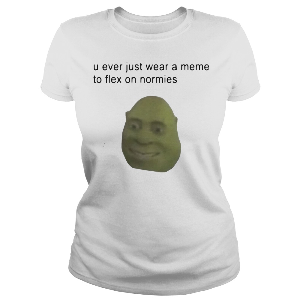 Shrek Flexing meme | Art Print