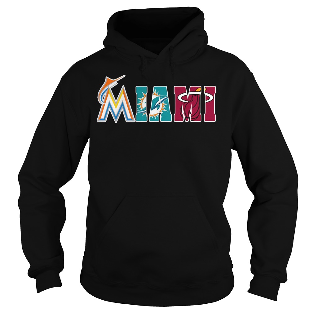 Miami Fans: Miami Marlins Miami Dolphins Miami Heat shirt, hoodie