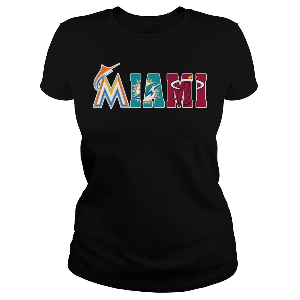 Miami Fans: Miami Marlins Miami Dolphins Miami Heat shirt, hoodie