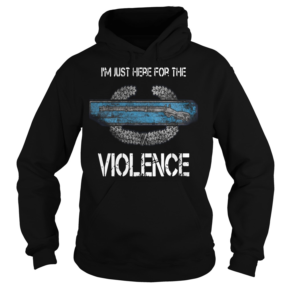 i am comfortable with violence shirt