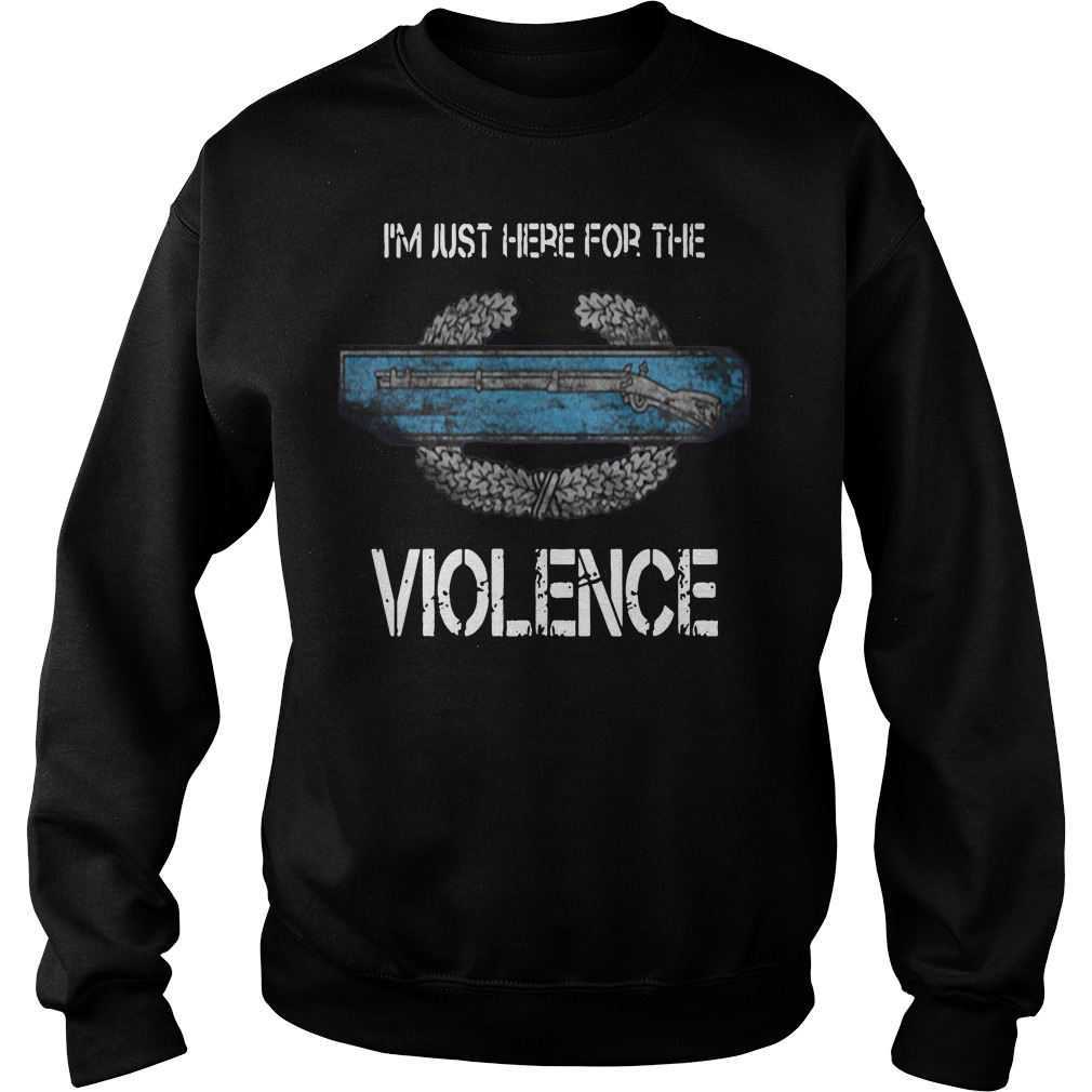 i am comfortable with violence shirt