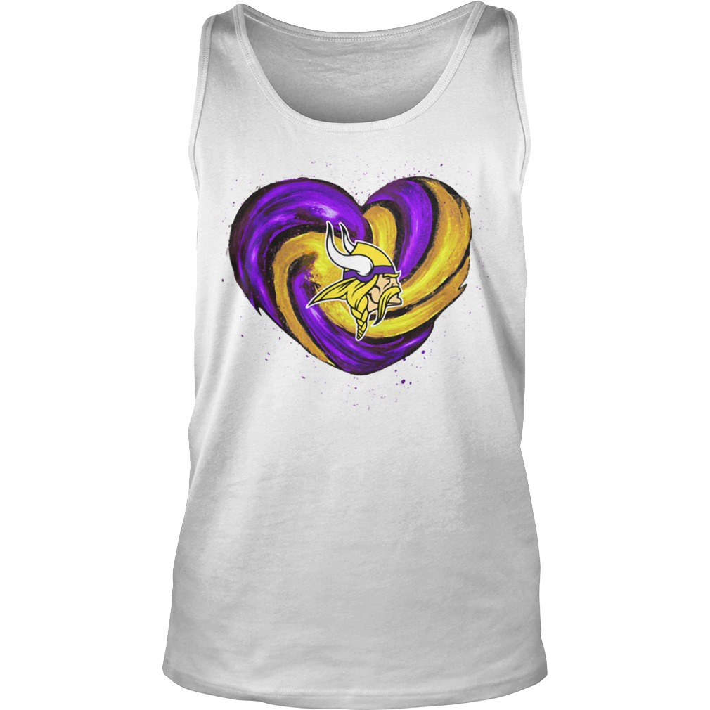 Heart Minnesota Vikings NFL Team shirt, hoodie, longsleeve, sweatshirt,  v-neck tee