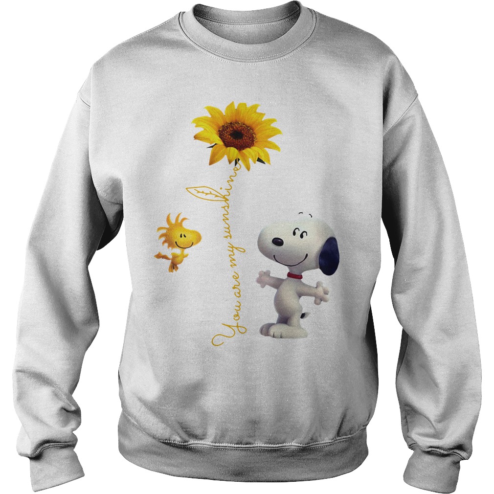 Snoopy and Woodstock You are My sunshine Sunflower Sweater