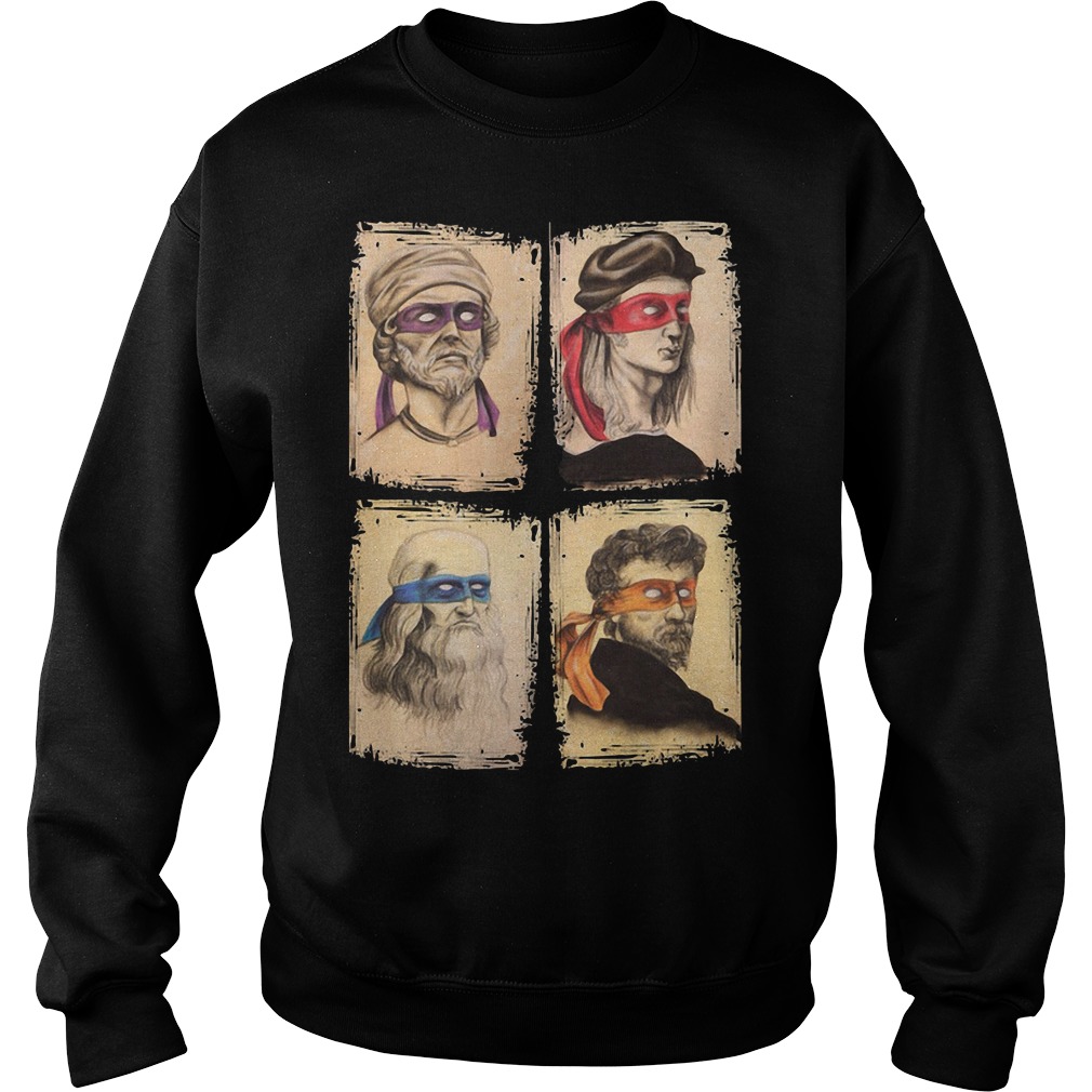 Funny Italian Artists Turtles Art Lovers Gift Renaissance Ninja Artists for  women men Active T-Shirt for Sale by Roxan58