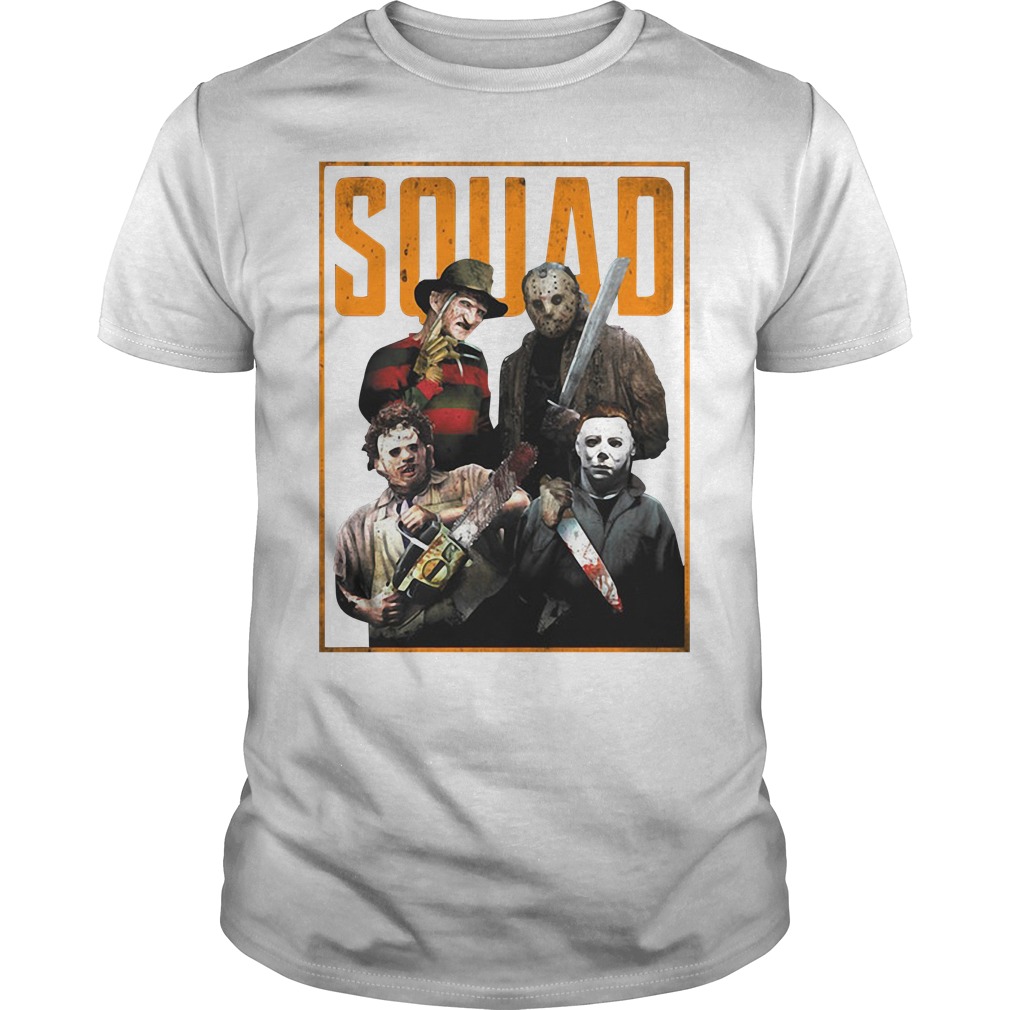 horror movie squad shirt