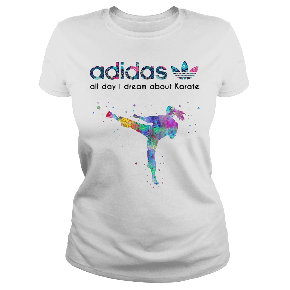 Undertrykkelse sum vitamin Adidas all day I dream about Karate shirt, hoodie and sweater