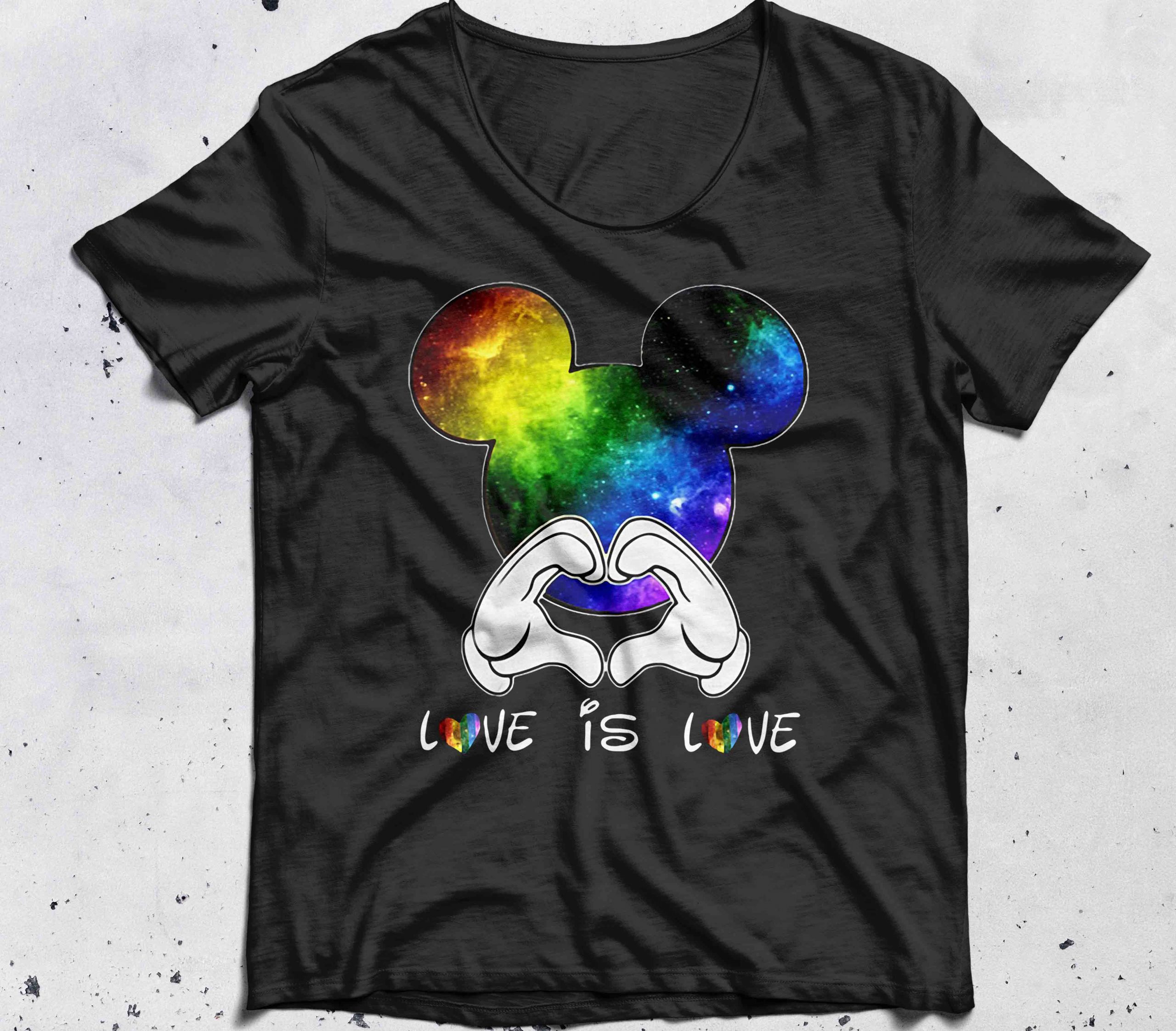 LGBT Mickey Mouse Love Is Love shirt, hoodie, sweater and v-neck t-shirt