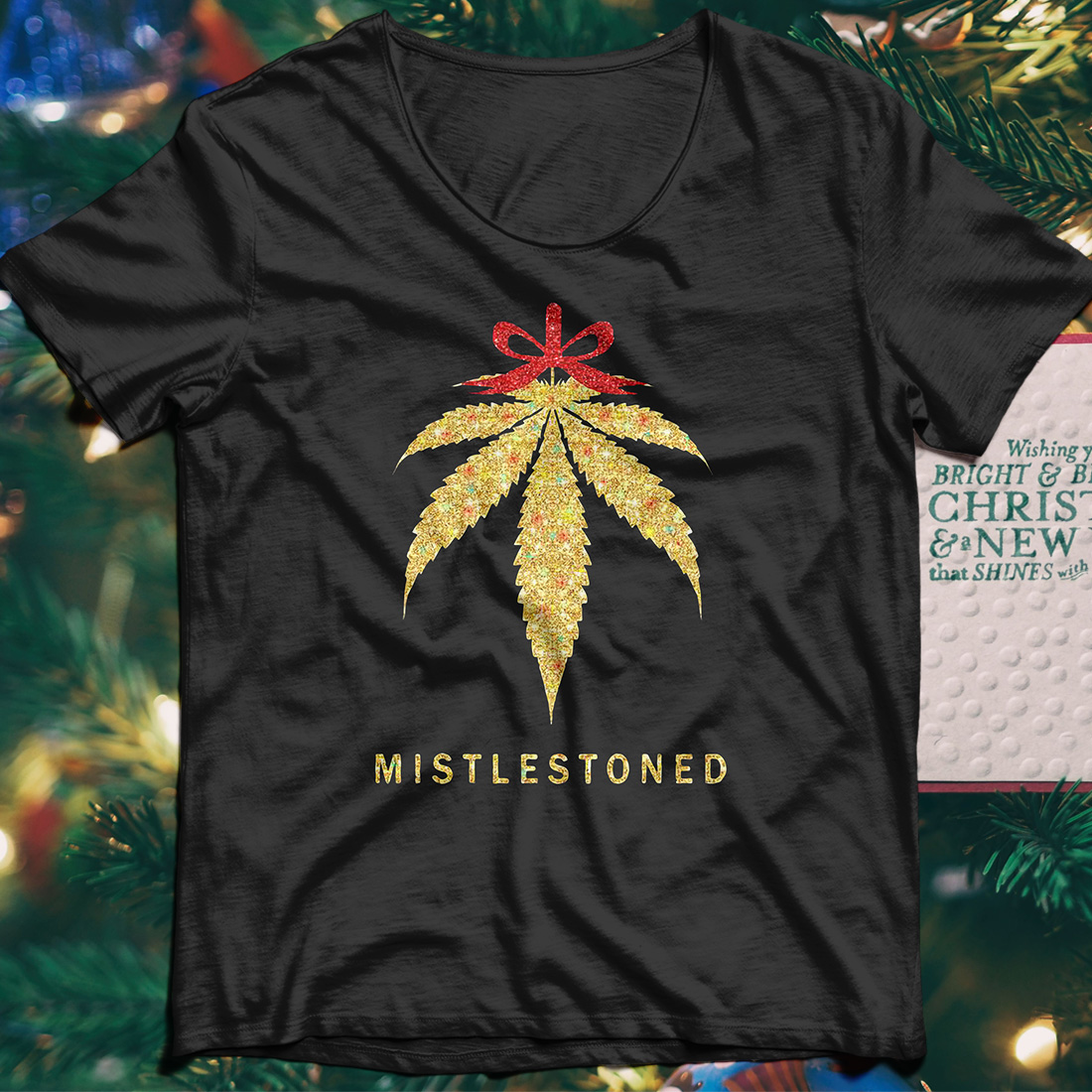 christmas weed shirt