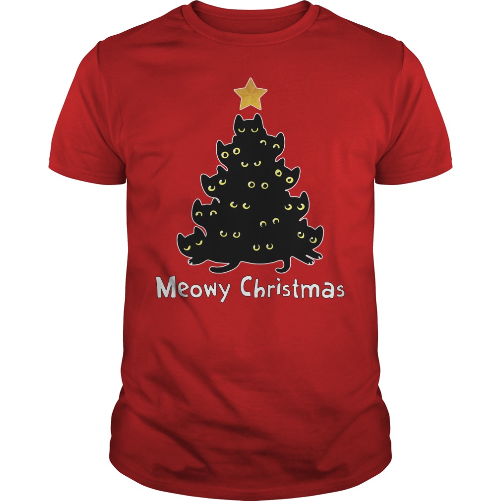 meowy christmas shirts