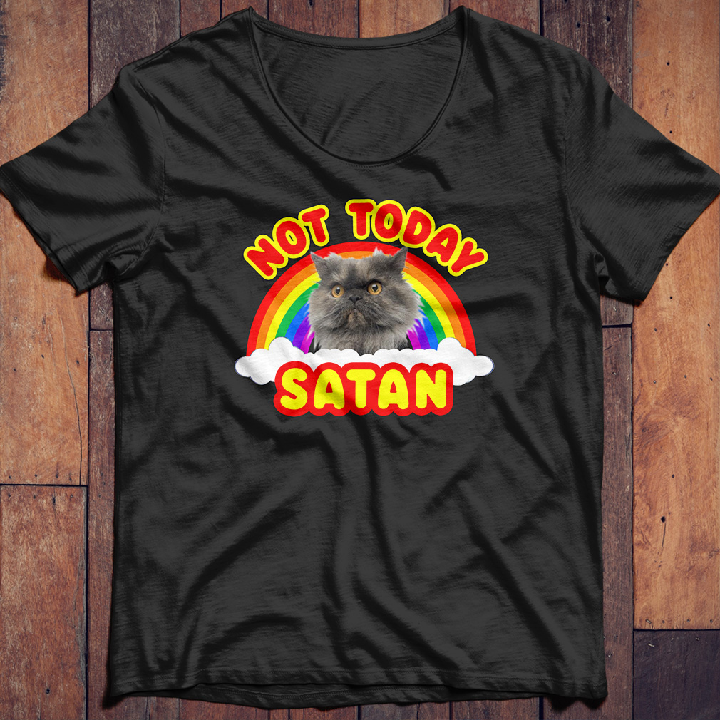 Not today shop satan cat shirt