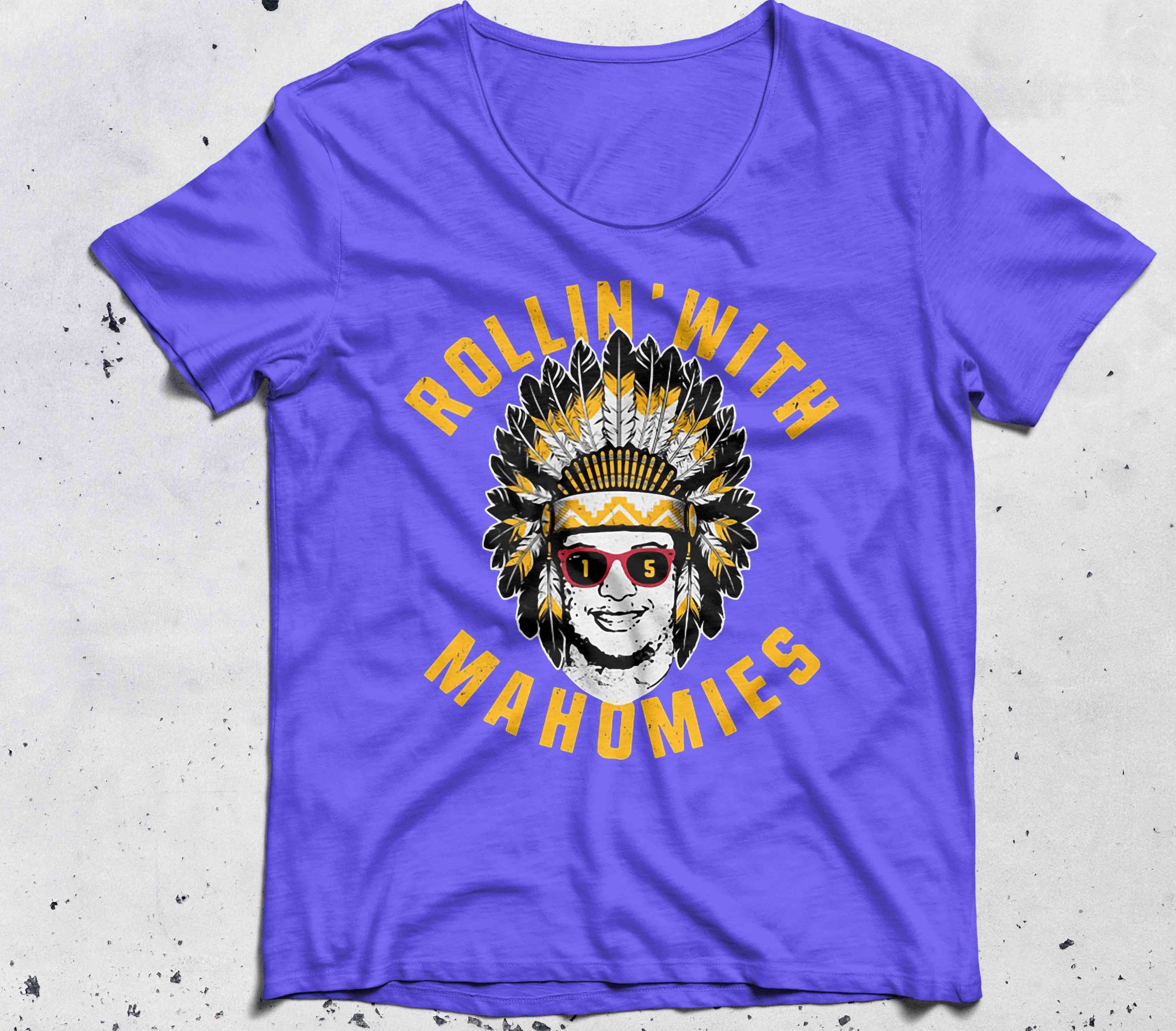 Kansas City Patrick Mahomes Shirt Rollin With Mahomies -   in 2023