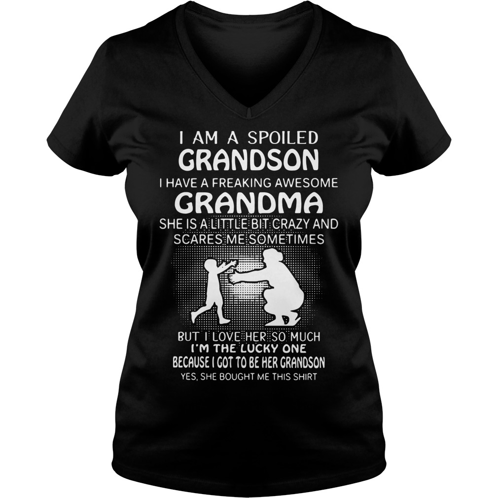 spoiled grandson t shirt