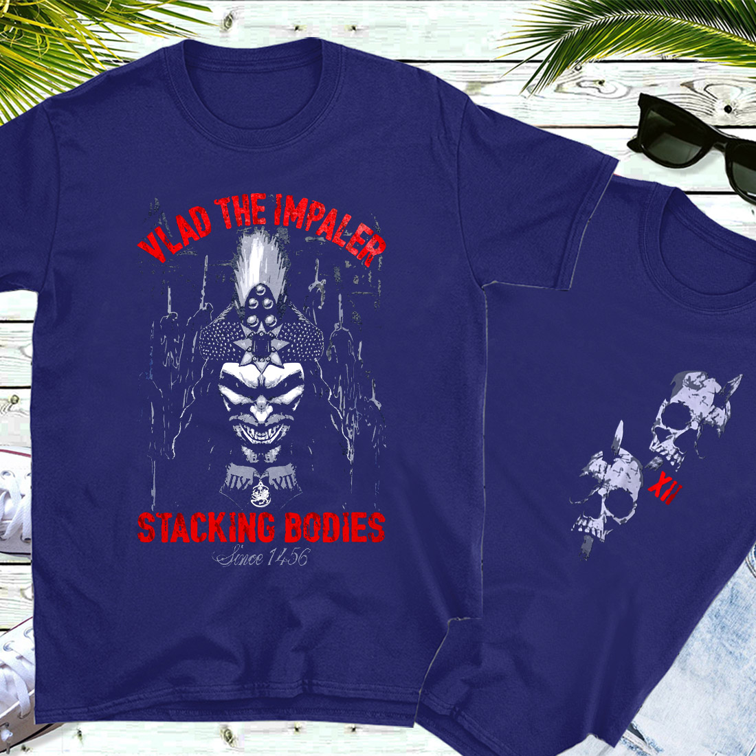 Vlad The Impaler Shirt, Vlad The Impaler T Shirt - Stacking Bodies Since  1456 Shirt