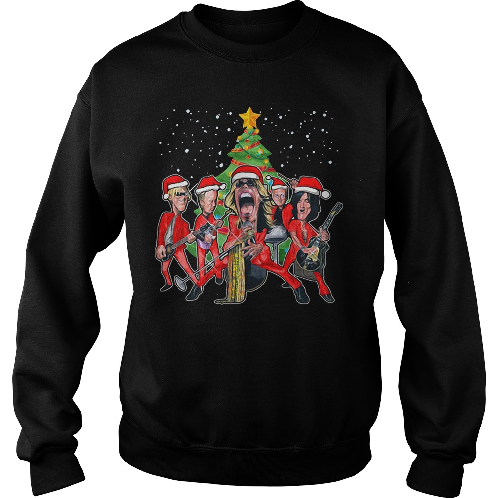 Aerosmith band Christmas sweater, shirt, hoodie and longsleeve tee