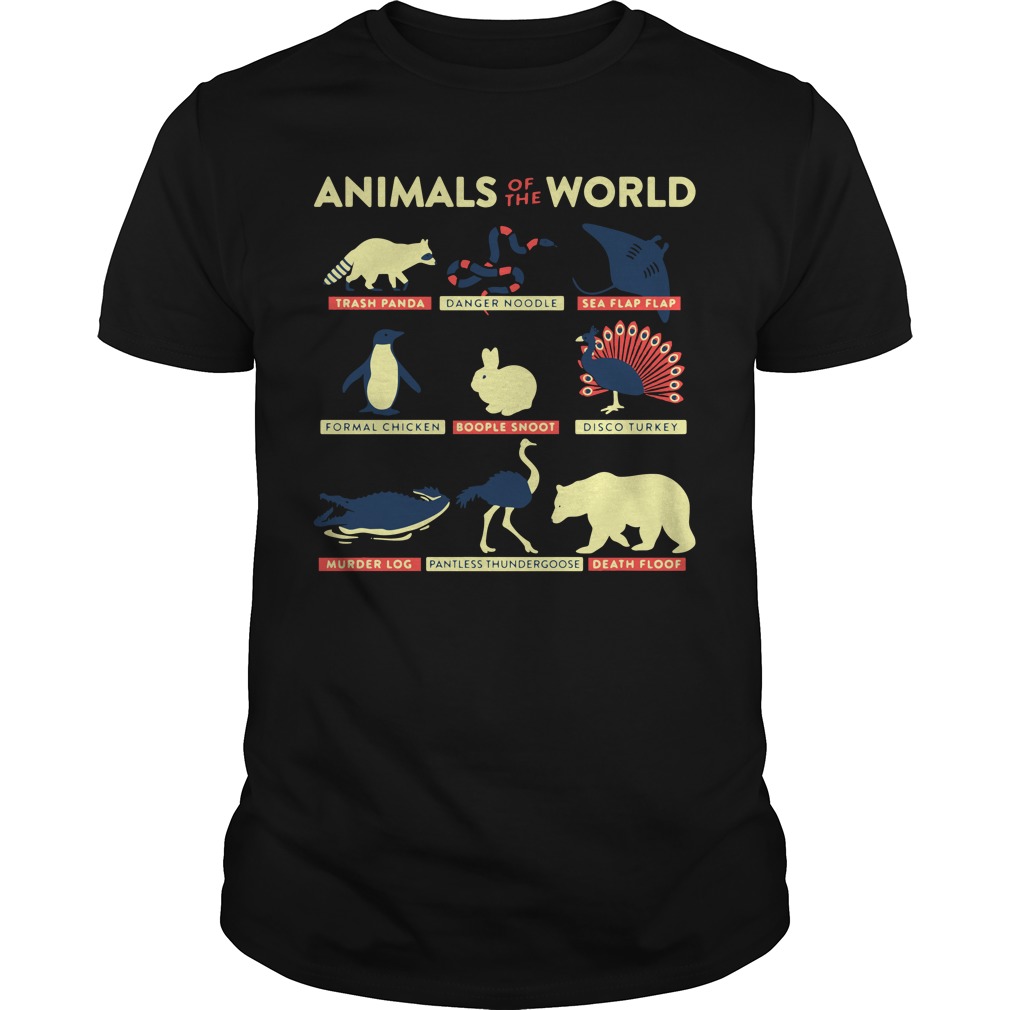 Animals Of The World Shirt 2018 T-Shirt Animals Of The World Shirt 2018 T-Shirt