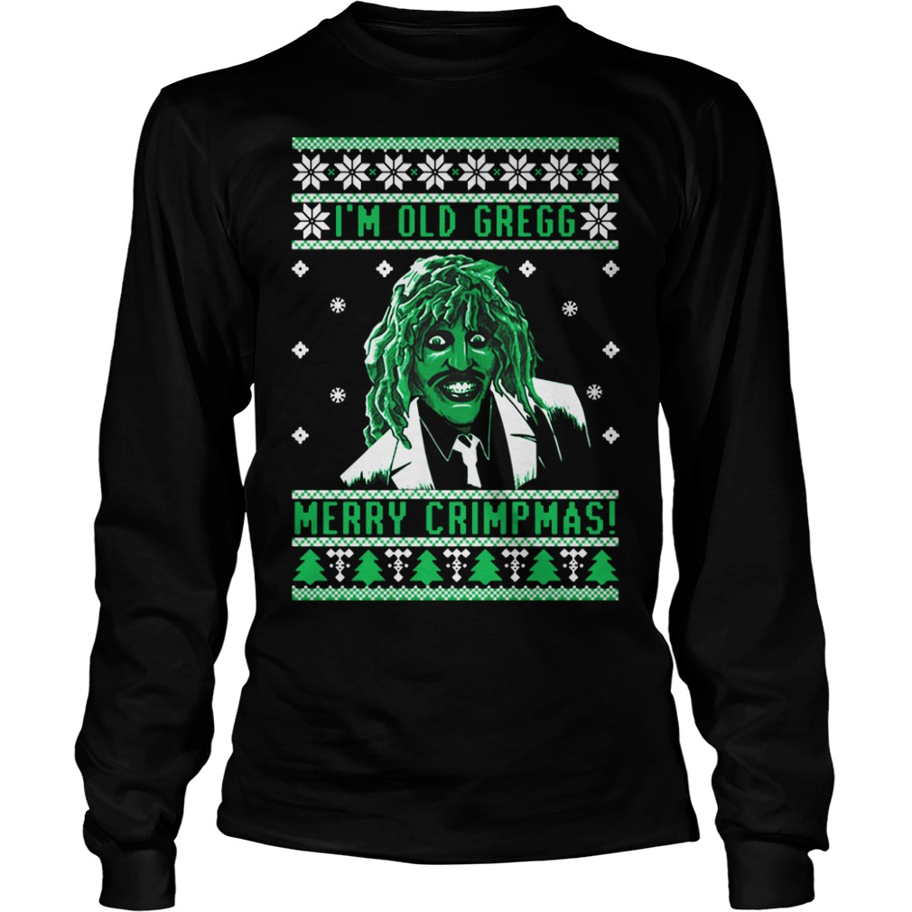 The Mighty Boosh Adult Hoodie Im Old Gregg Merry Crimpmas