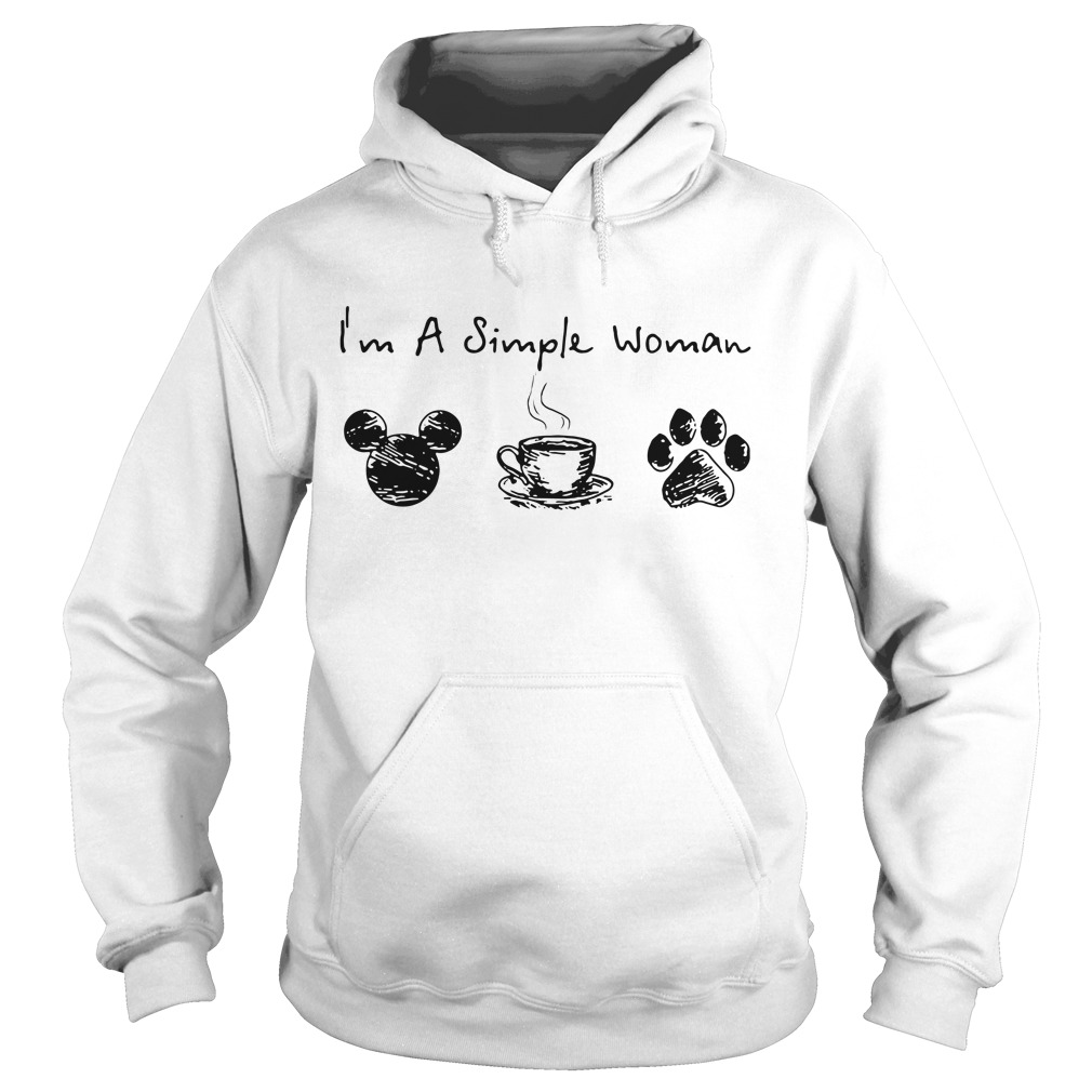 Official i'm A Simple Woman Coffee Dog And Kansas City Chiefs Shirt,  hoodie, sweater, long sleeve and tank top