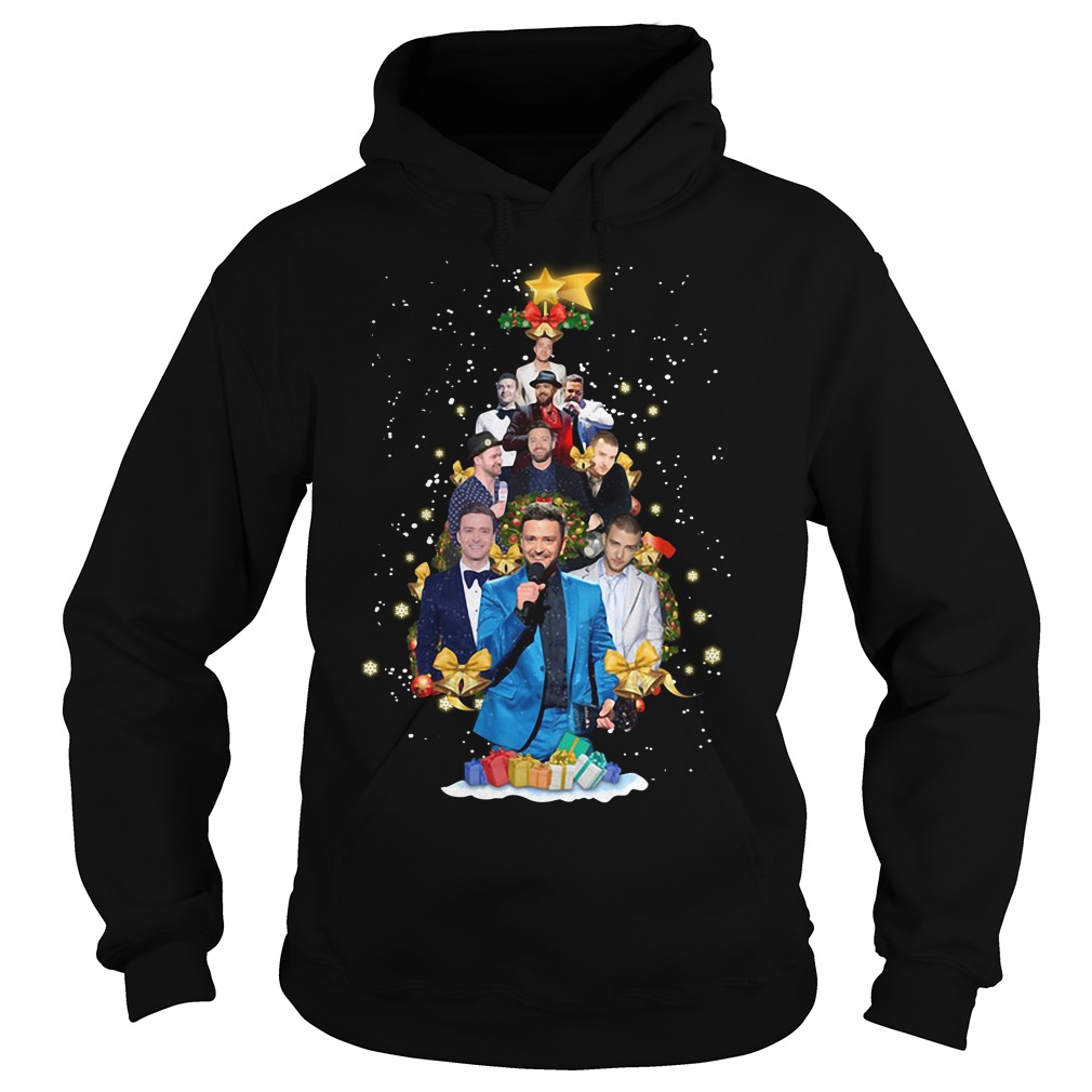 Justin timberlake christmas sales tree sweatshirt