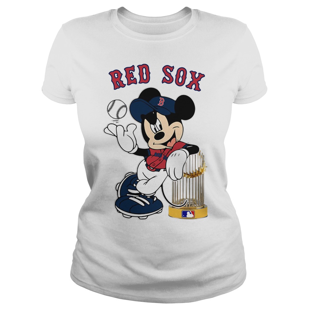 Mickey Boston Red Sox Taking The Trophy MLB 2018 shirt, hoodie