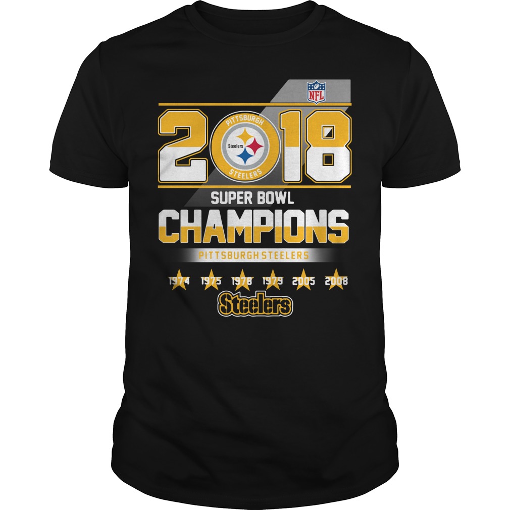 2018 Super Bowl Champions Pittsburgh Steelers shirt, hoodie, sweater