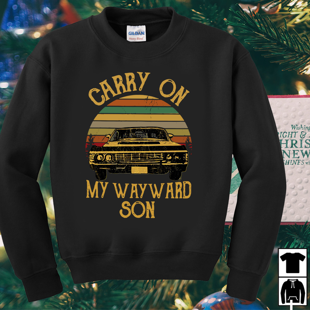 carry on my wayward son tee shirt