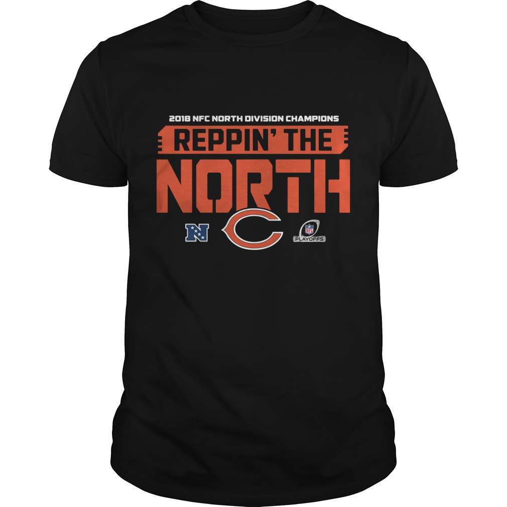 Chicago Bears 2018 NFC North Division Champions Reppin' shirt, hoodie