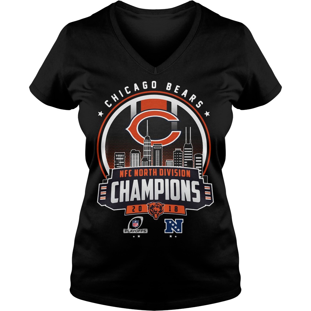 Cool 'chicago Bears Nfc North Division Champion 2018 Playoffs Unisex  T-Shirt 