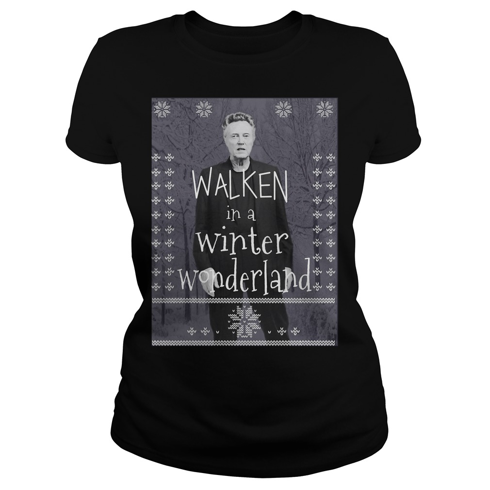 walken in a winter wonderland tshirt