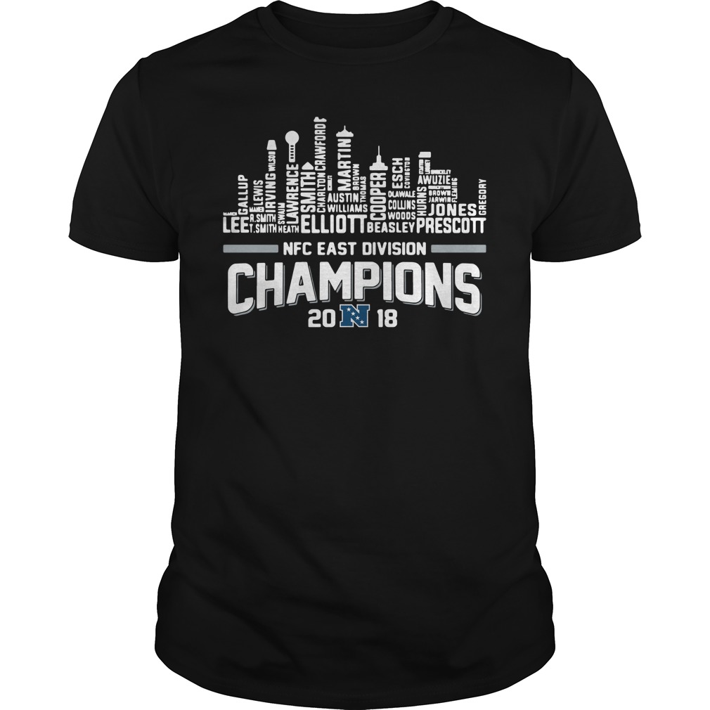 Dallas Cowboys NFC East division champions 2018 shirt, hoodie, sweater