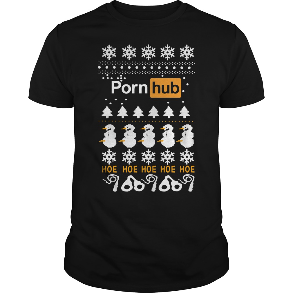 Porn hub hoe hoe hoe hoe hoe ugly Christmas sweater, shirt, hoodie