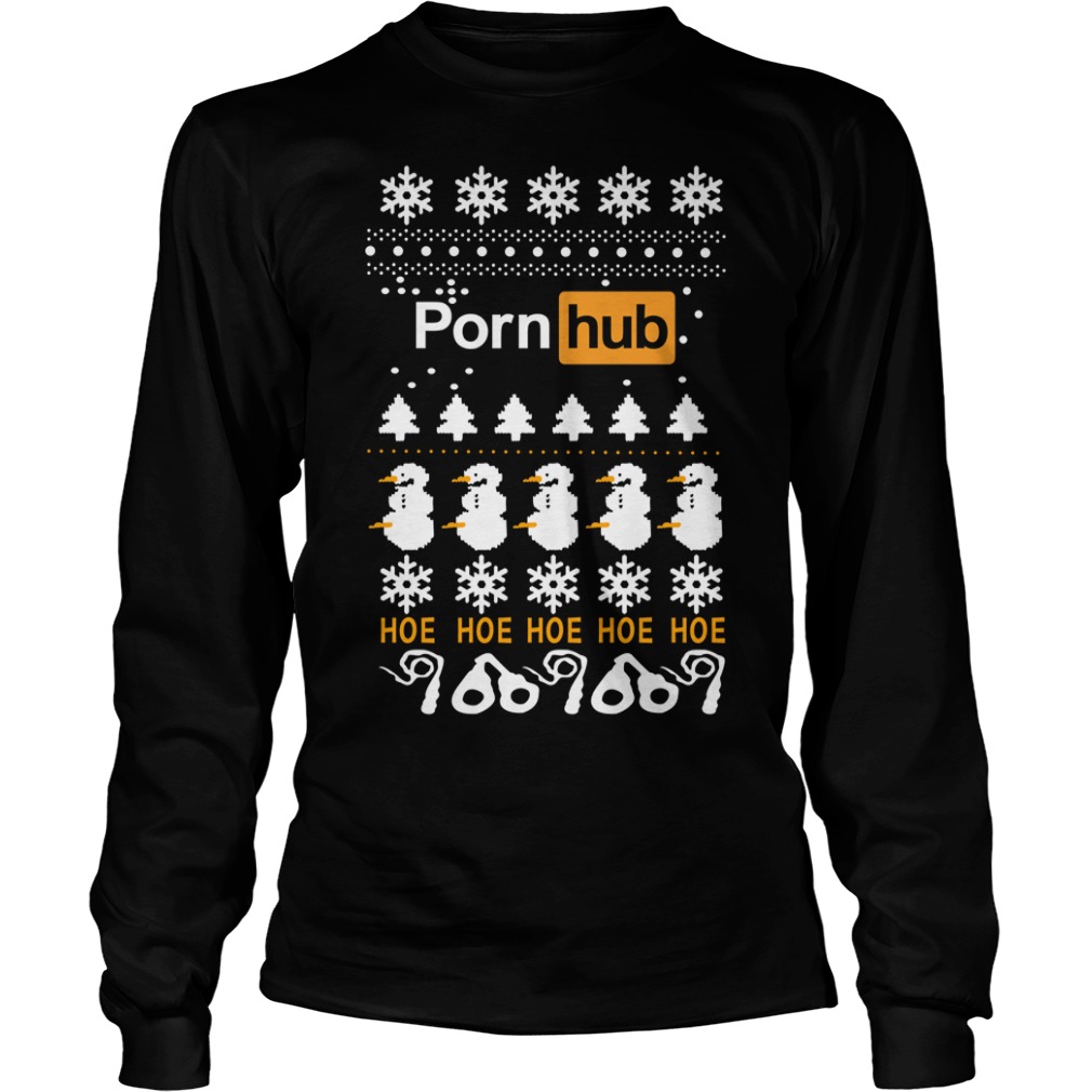 Porn hub hoe hoe hoe hoe hoe ugly Christmas sweater, shirt, hoodie