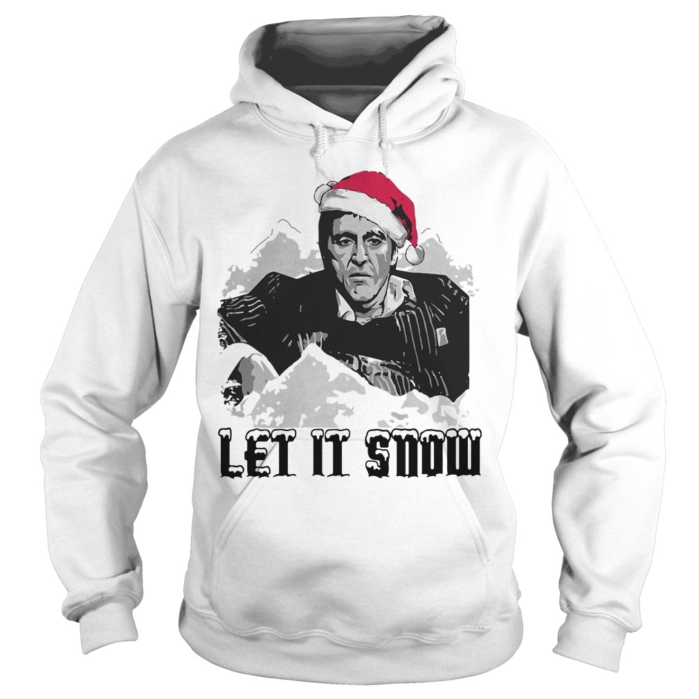 Scarface let it hot sale snow christmas sweater