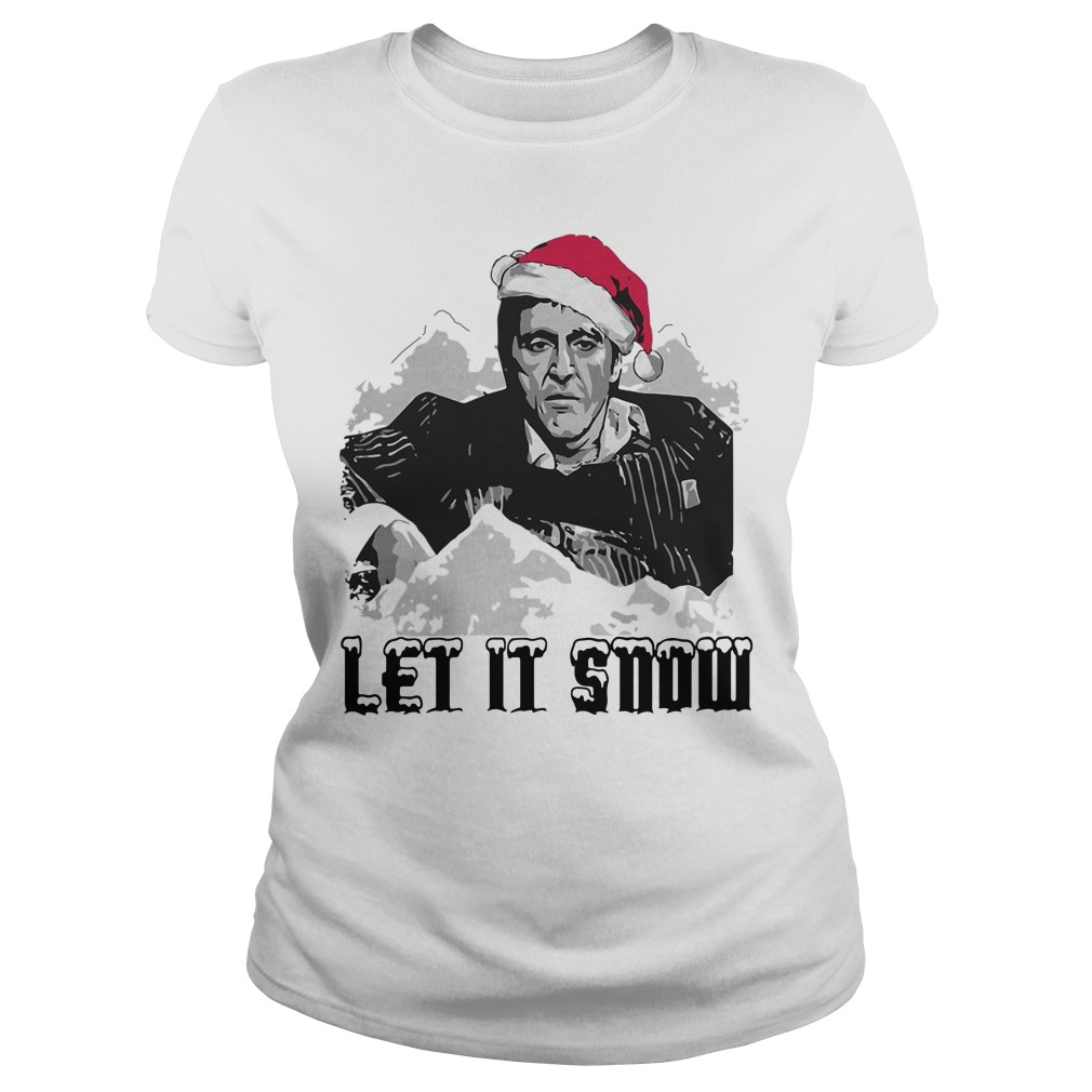 Let it snow outlet scarface christmas sweater